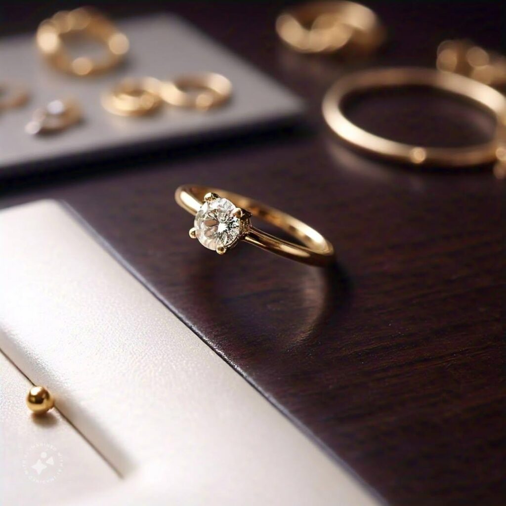  Plain Gold Rings