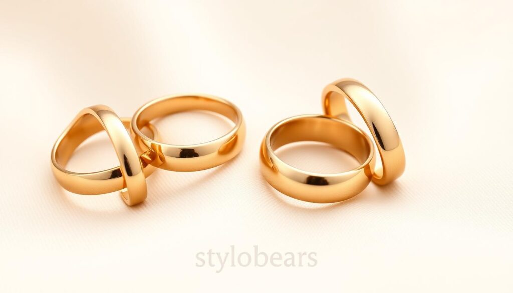 Classic Plain Gold Rings for Women - Timeless Style