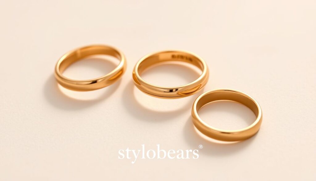 Classic Plain Gold Rings for Women - Timeless Style