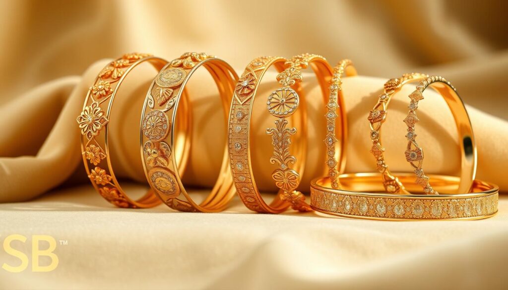 Gold Bangles Designs