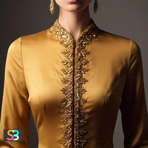 Fashionable Golden Blouse Designs to Elevate Your Style