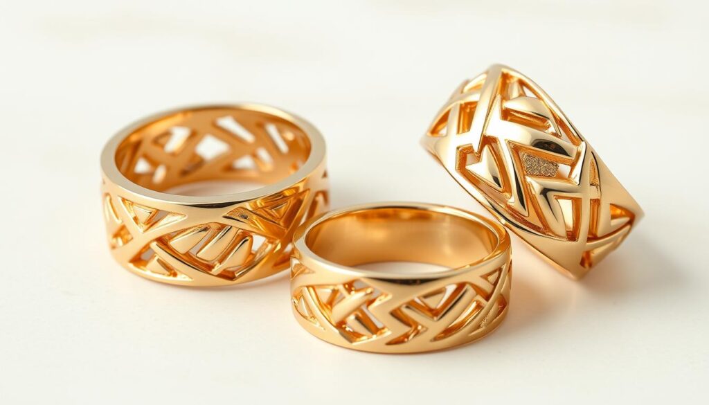 Exquisite Gold Couple Rings: Timeless Designs